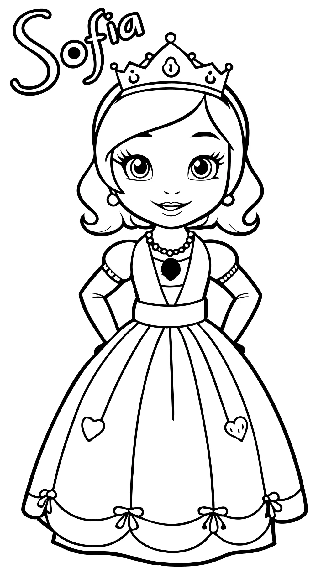 sofia coloring pages